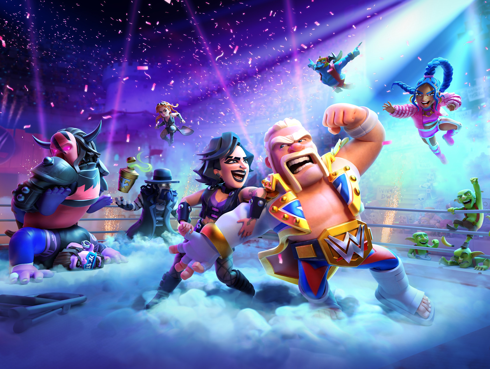 WWE Superstars Take Over Clash of Clans Ahead of WrestleMania 41