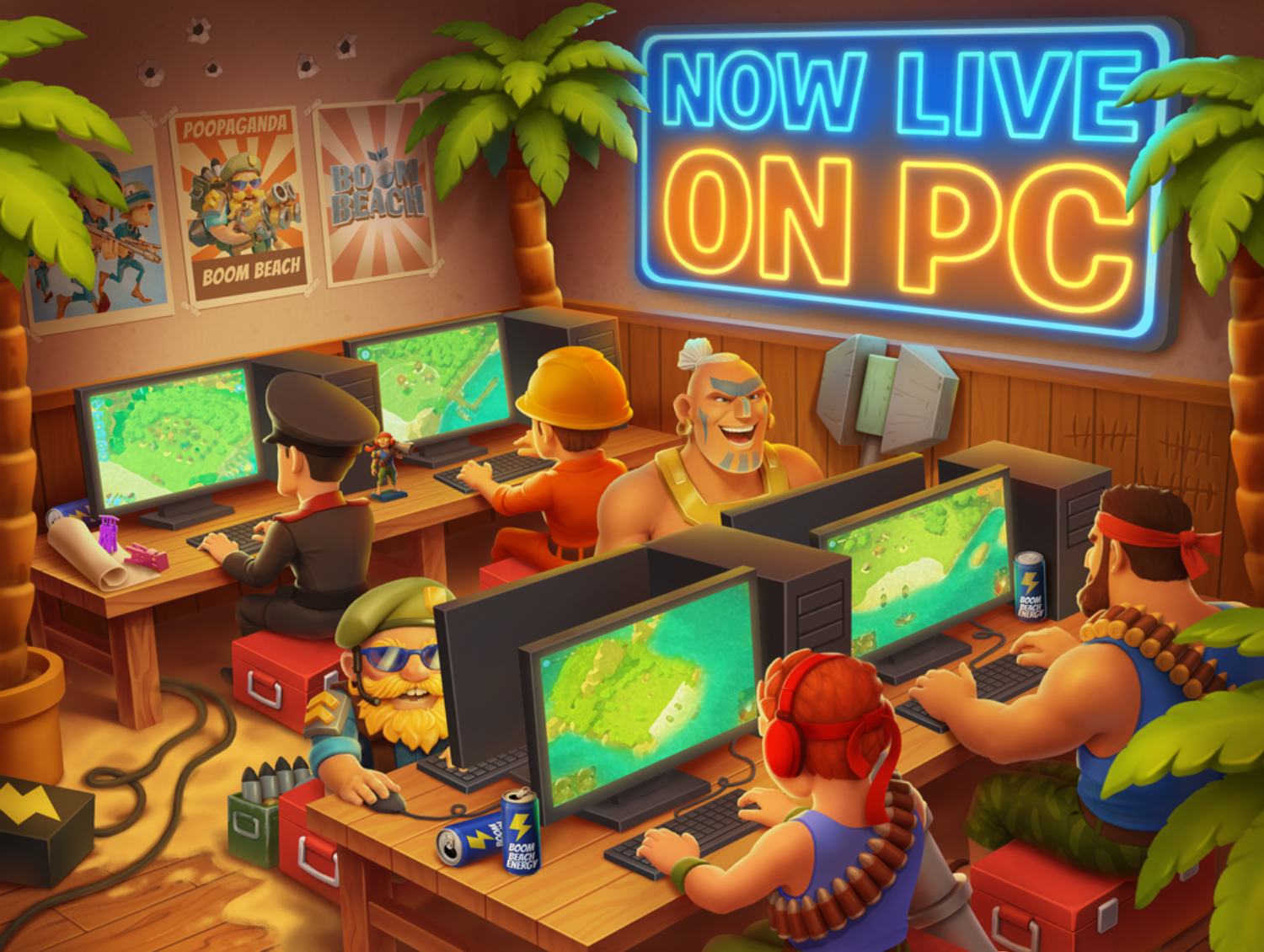 Boom Beach Is Playable on PC… Now!